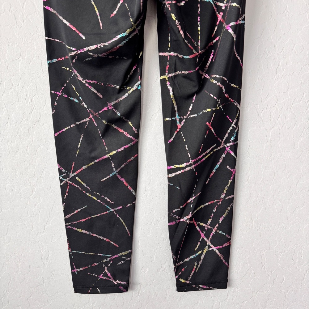NWT Zyia Active‎ Abstract Hi-Rise 7/8 Leggings - Iridescent, Athletic, Size 6-8 - Picture 7 of 9